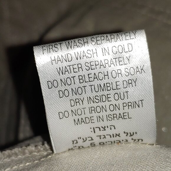 YaelOrgad Linen Blend Draped Wide Harem Convertable Pants Shimmer Cream M - Picture 4 of 8